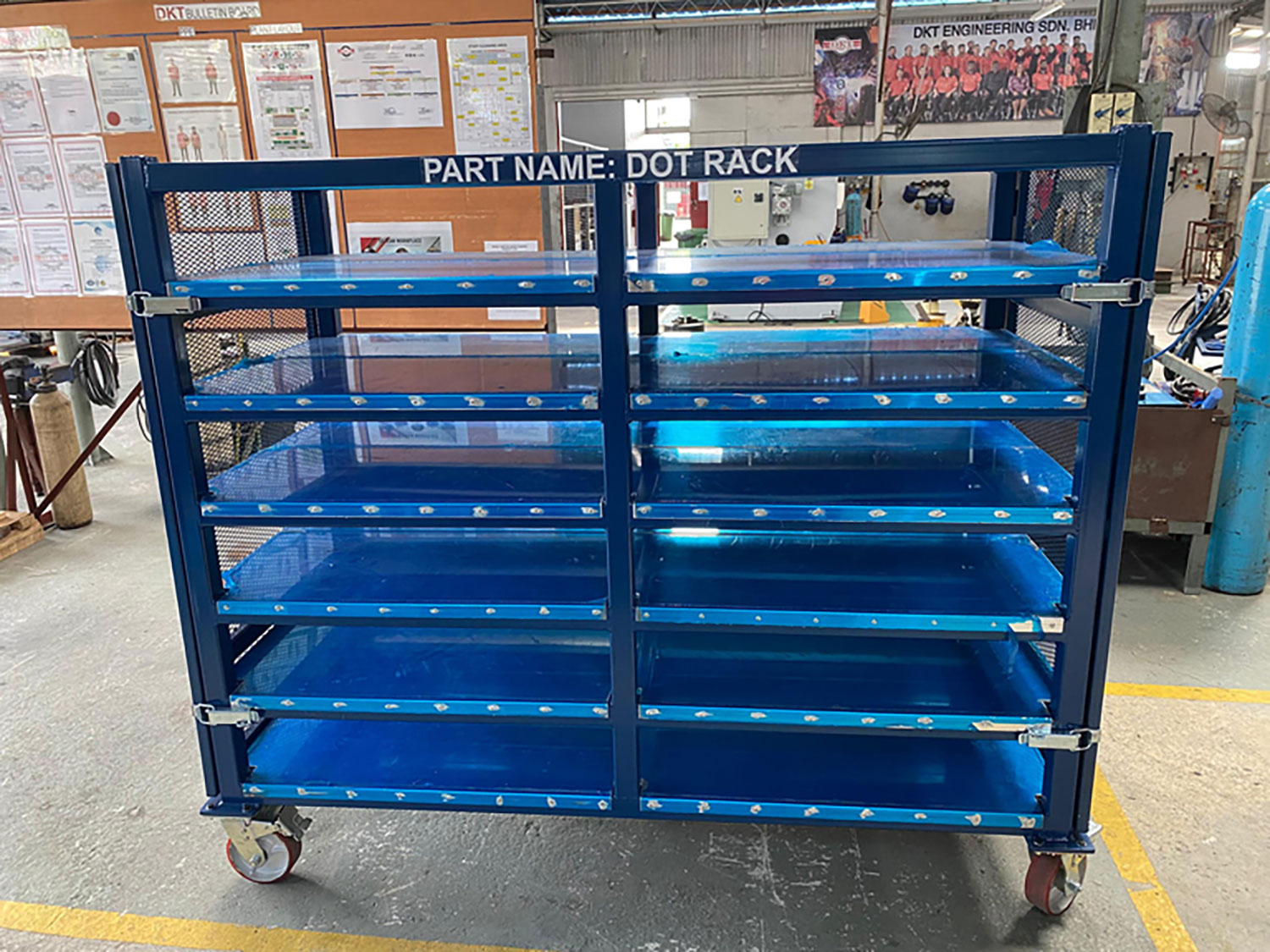 Mobile Tool Storage Rack – Design, Fabrication & Supply